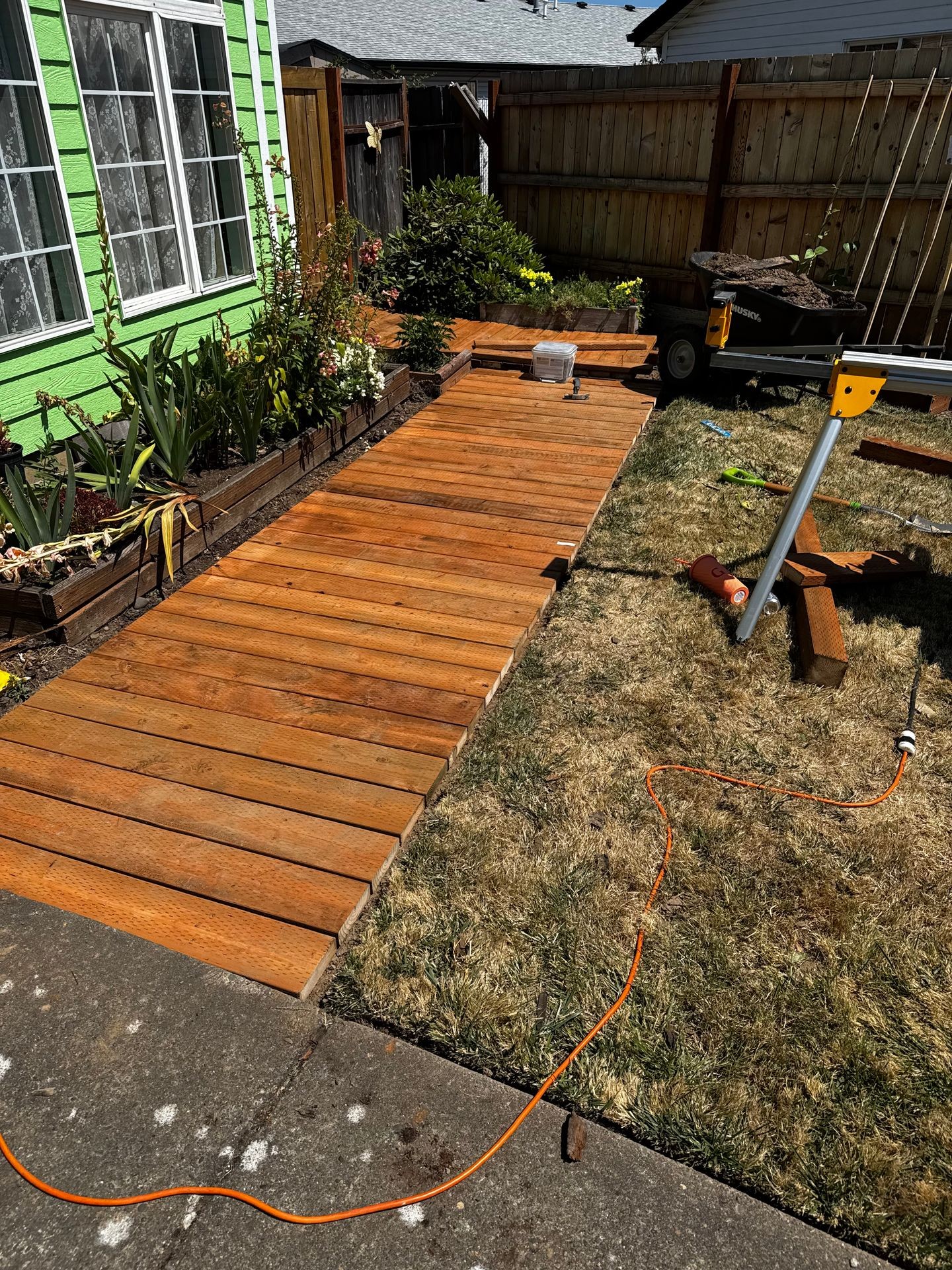 New walk way!